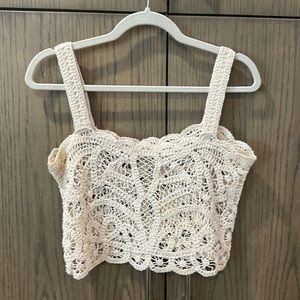 Zara crochet top